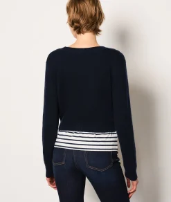 Etam Gilet court boutonné MARINE Online