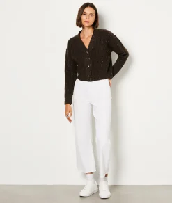 Etam Gilet détails pailleté TAUPE New