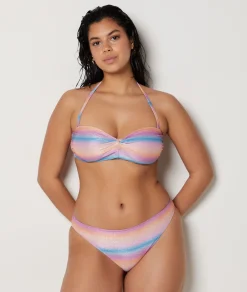 Etam Glitter Bikini Bottom MULTICOLOURED New