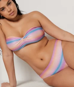 Etam Glitter Bikini Bottom MULTICOLOURED New