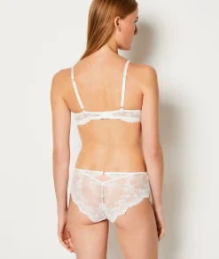 Etam Glitter Lace Boyshort ECRU Clearance