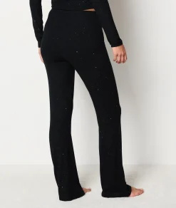 Etam Glitter Pyjama Trousers BLACK Cheap