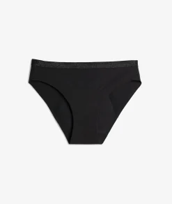 Etam Heavy Flow - Organic Cotton Period Boyshorts BLACK Best Sale