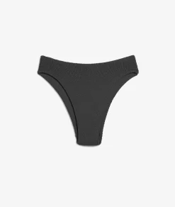 Etam High Leg Stretchy Bikini Bottoms NOIR Cheap