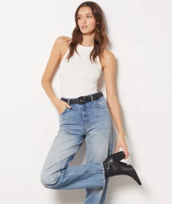 Etam High Neck Tank Top ECRU Sale