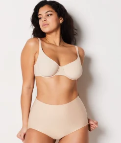 Etam High Waist Bikini - Firm Control NUDE Hot
