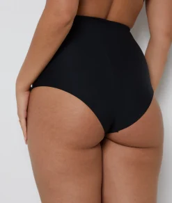 Etam High Waist Bikini - Firm Control BLACK Flash Sale