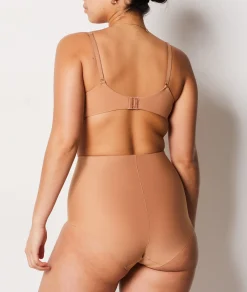 Etam High Waist Panties - Strong Support DUNE Clearance