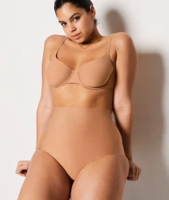 Etam High Waist Panties - Strong Support DUNE Clearance
