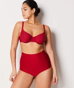 Etam High-Waist Shaping Brief - Strong Support RED Outlet