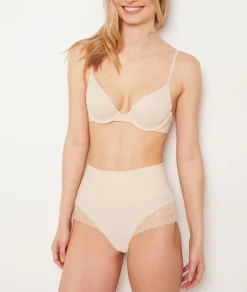 Etam High-Waist Shaping Brief - Light Support LINEN Hot