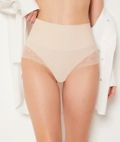 Etam High-Waist Shaping Brief - Light Support LINEN Hot