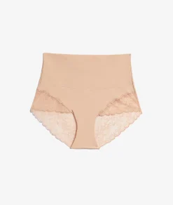 Etam High-Waist Shaping Brief - Light Support LINEN Hot