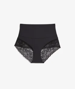 Etam High-Waist Shaping Brief - Light Support BLACK Cheap