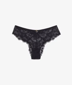 Etam Hipster en dentelle détails bijoux NOIR Hot