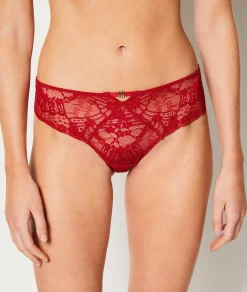 Etam Hipster en dentelle détais bijoux ROUGE Fashion