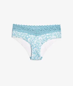 Etam Hipster in Microfiber and Lace BLUEGREENPRINT Store
