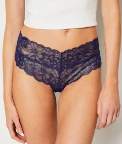 Etam Hipster V-shape en dentelle irisée BLEUNUIT Cheap