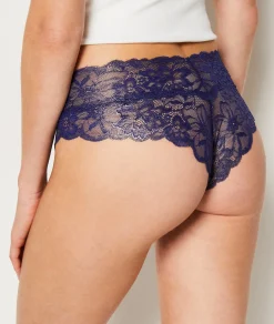 Etam Hipster V-shape en dentelle irisée BLEUNUIT Cheap