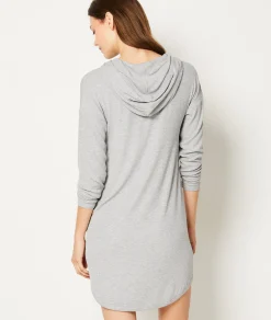 Etam Hooded Nightshirt GREY Online