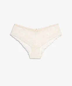Etam Iridescent Lace Boyshort ECRU Best Sale
