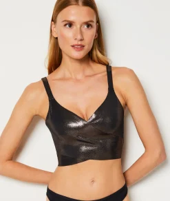 Etam Iridescent No Bra Effect Bralette COPPER Best Sale