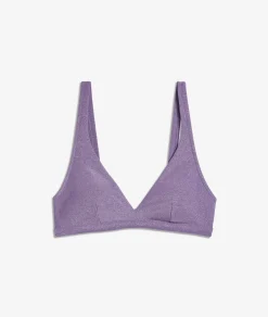 Etam Iridescent Triangle Bikini Top PARMA Best