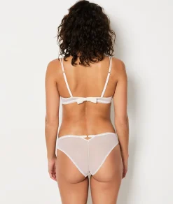 Etam Iridescent Tulle Hipster PEARL Fashion