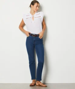 Etam Jean coupe droite BLEUROYAL Shop