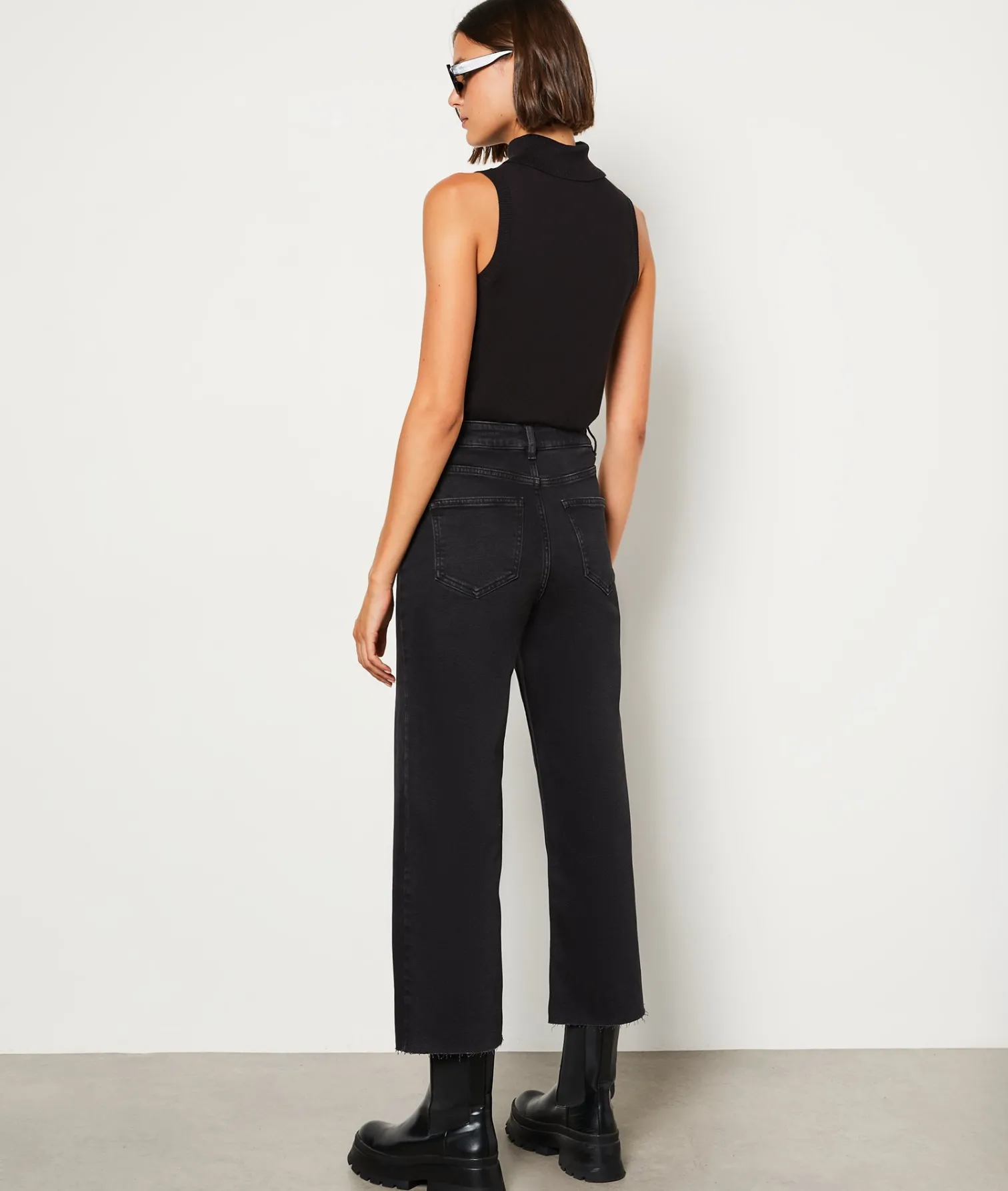 Etam Jean coupe large NOIR New