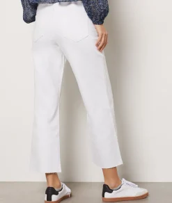 Etam Jean coupe large 7/8ème BLANC Shop