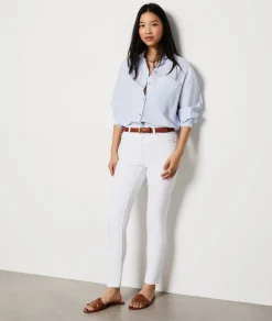 Etam Jean coupe skinny BLANC Shop