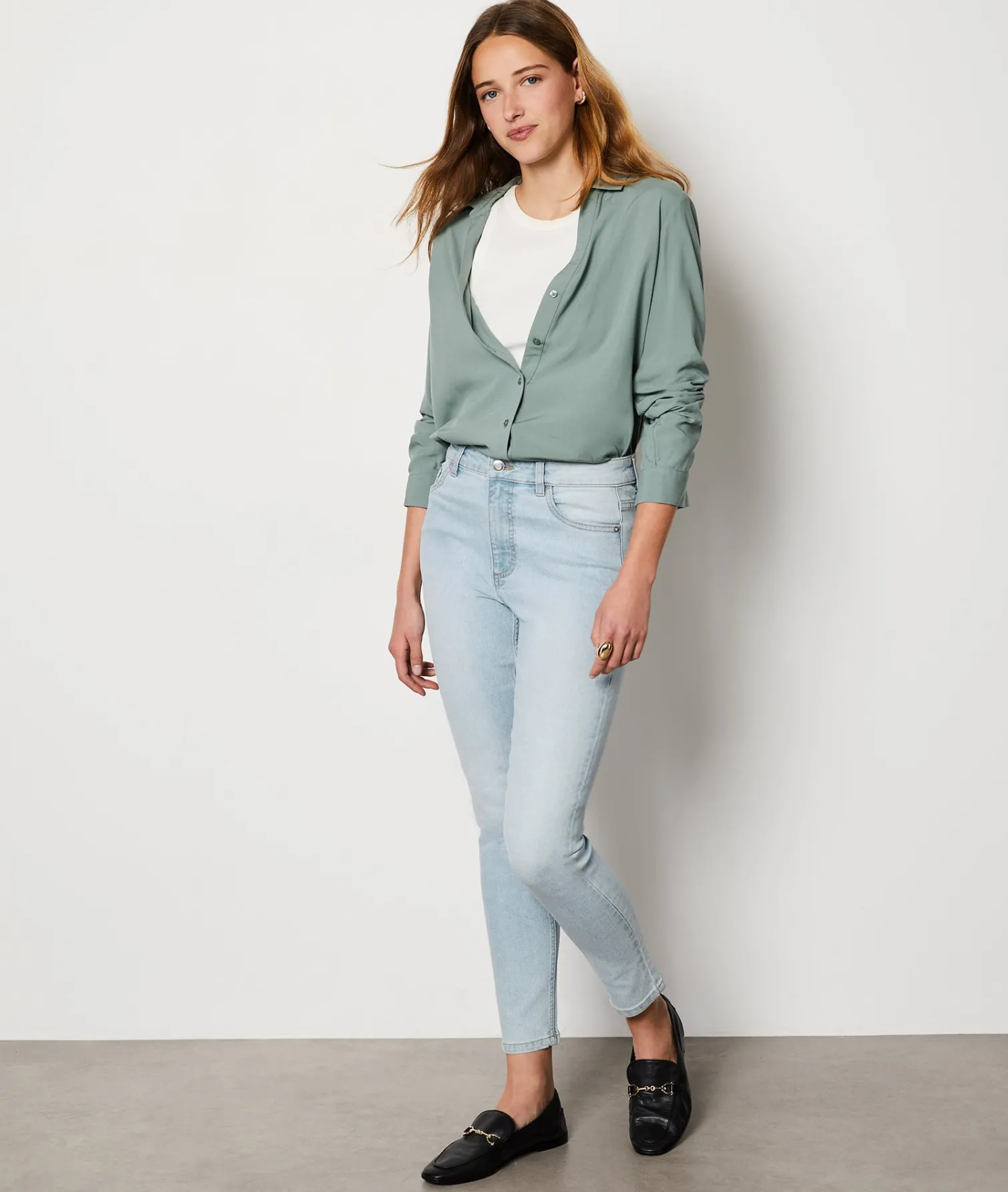 Etam Jean coupe skinny BLEUCIEL Outlet