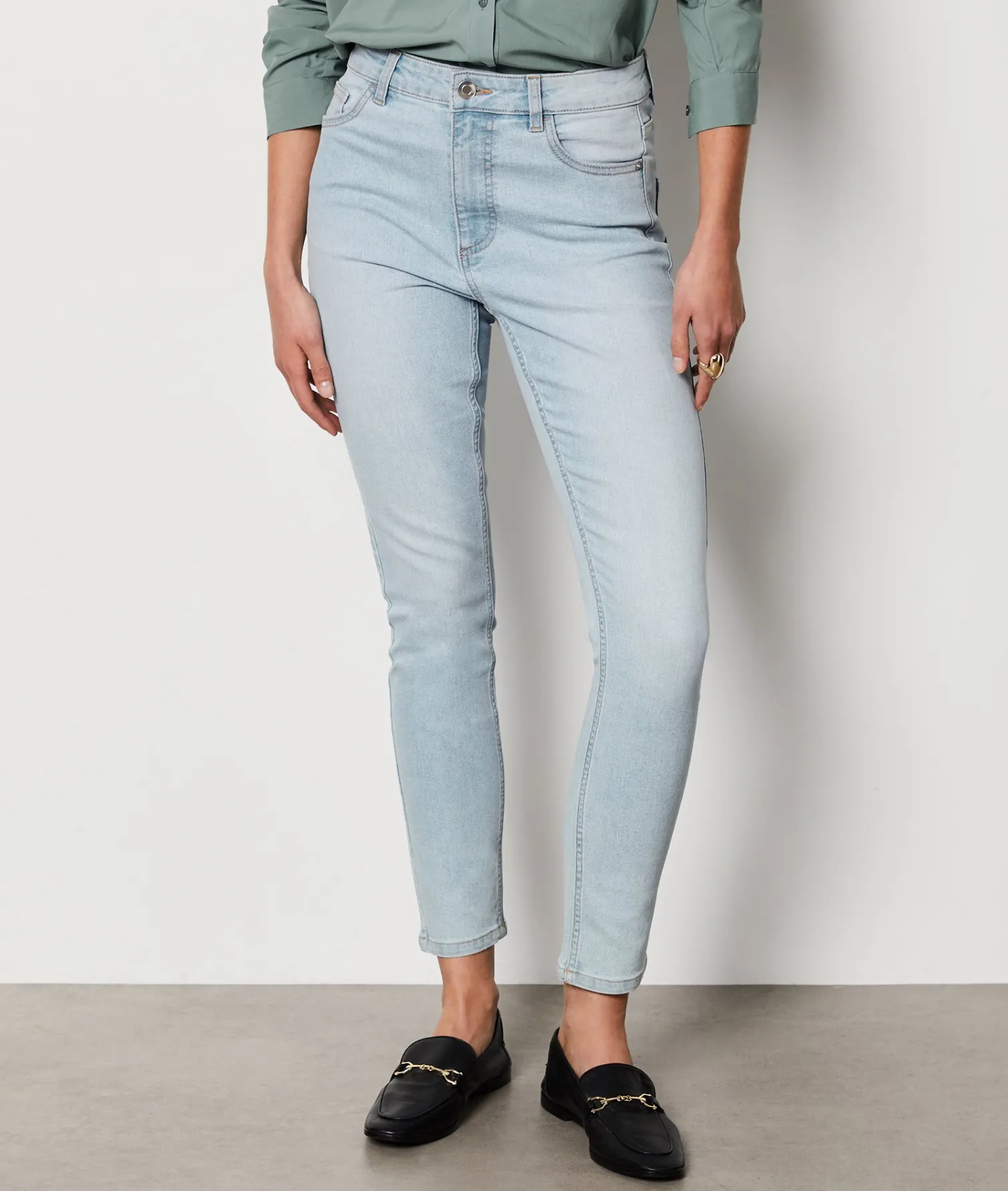 Etam Jean coupe skinny BLEUCIEL Outlet