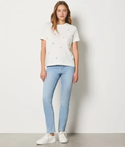 Etam Jean coupe slim BLEUCIEL Cheap
