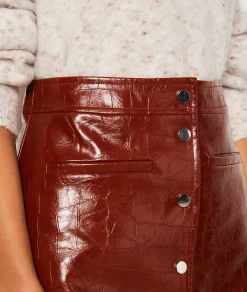Etam Jupe courte en simili cuir HENNE Sale