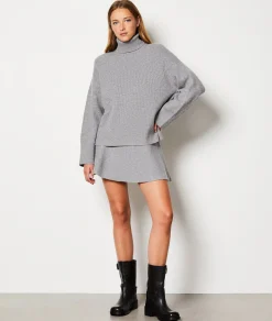 Etam Jupe courte évasée GRISCLAIR Outlet