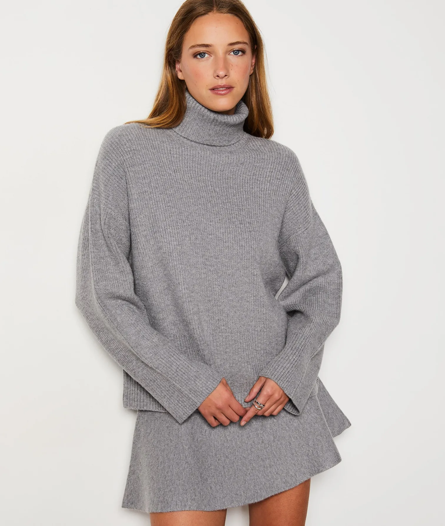 Etam Jupe courte évasée GRISCLAIR Outlet