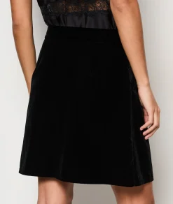 Etam Jupe en velours NOIR Cheap