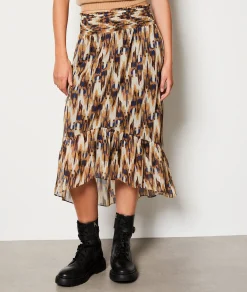 Etam Jupe longue à motifs IMPFDTAUPE Cheap