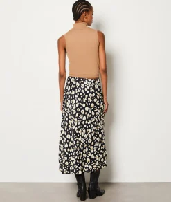 Etam Jupe longue fluide imprimée IMPFDNOIR Online