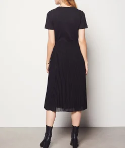 Etam Jupe longue plissée NOIR Outlet