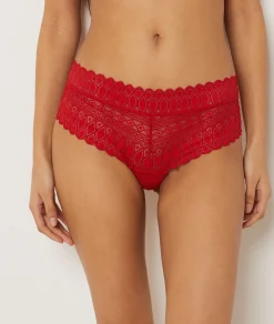 Etam Lace Boyshort RED Flash Sale