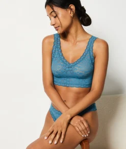 Etam Lace Bralette PETROLBLUE Discount