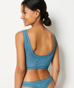 Etam Lace Bralette PETROLBLUE Discount