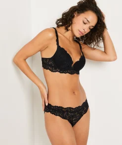 Etam Lace Brief BLACK Cheap