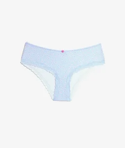 Etam Lace Detail Printed Boyshort MARINEIMPFD Online