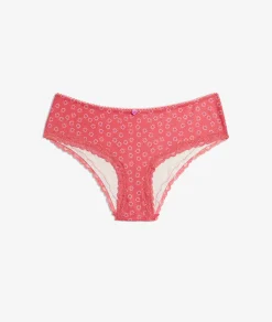 Etam Lace Detail Printed Boyshort TaupeFDPrint Cheap