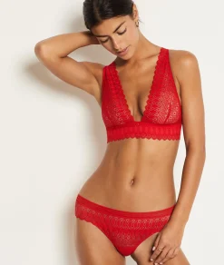 Etam Lace Hipster RED Cheap