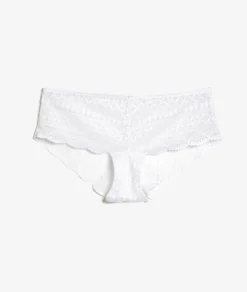 Etam Lace Shorty BLANC Fashion